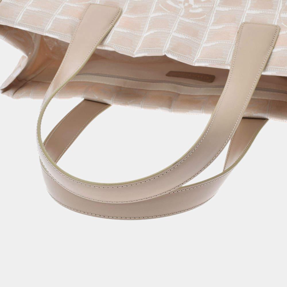 商品[二手商品] Chanel|Chanel Beige New Travel Line Tote MM Bag,价格¥5910,第6张图片详细描述