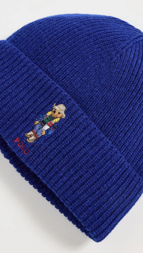 商品Ralph Lauren|Polo Ralph Lauren Solid Holiday Bear Beanie,价格¥304,第3张图片详细描述