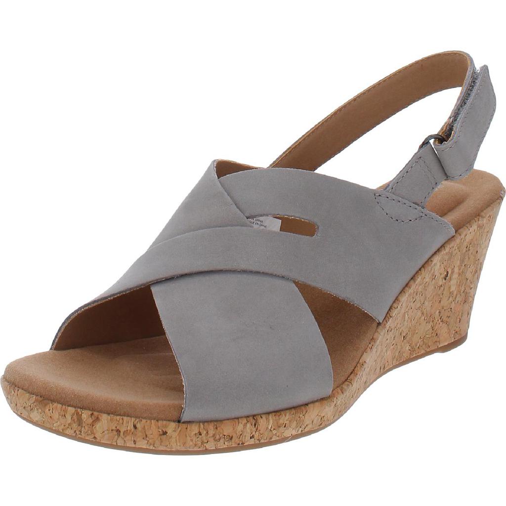 Rockport Womens Briah Perforated Cork Wedge Sandals商品第2张图片规格展示