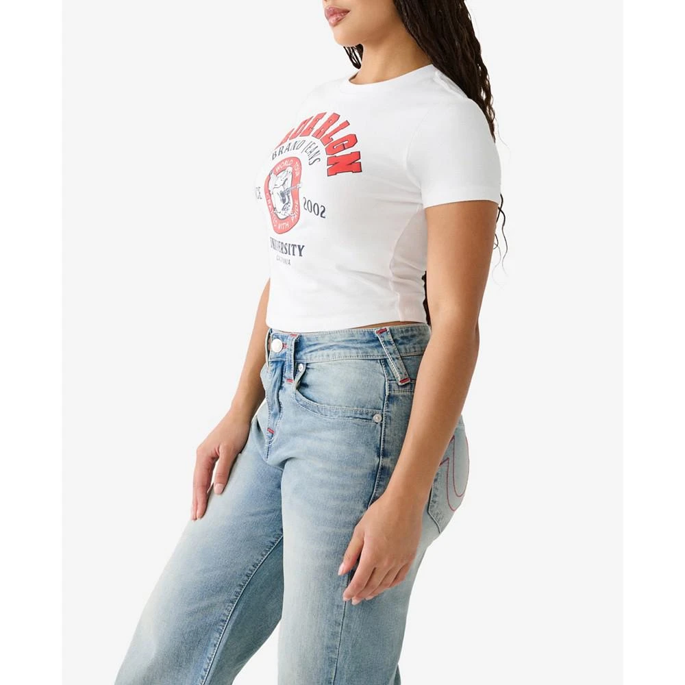 商品True Religion|Women's Short Sleeve Buddha Baby T-shirt,价格¥309,第3张图片详细描述