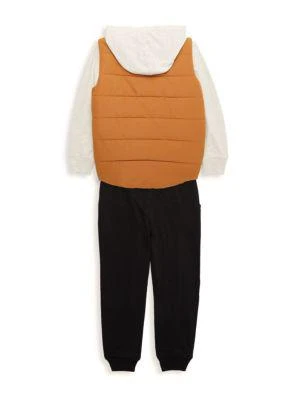 商品Timberland|Baby Boy's 3-Piece Vest, Hoodie & Joggers Set,价格¥198,第2张图片详细描述