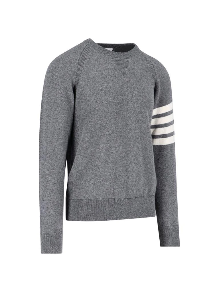 商品Thom Browne|Thom Browne 4 Bar Crewneck Knitted Jumper,价格¥6688,第3张图片详细描述