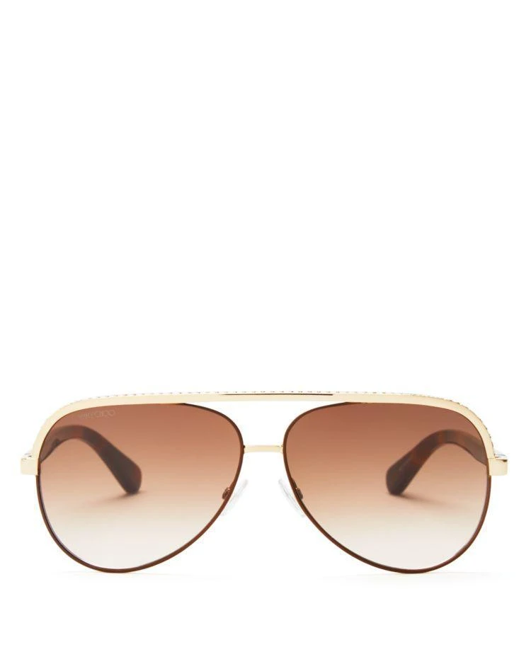 商品Jimmy Choo|Aviator Sunglasses, 59mm,价格¥3551,第1张图片