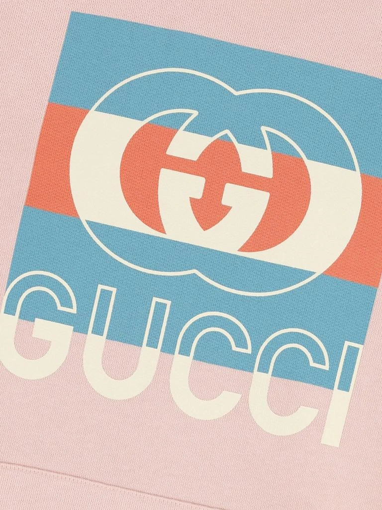 商品Gucci|Gucci Kids Logo Detailed Crewneck Sweatshirt,价格¥1829,第3张图片详细描述