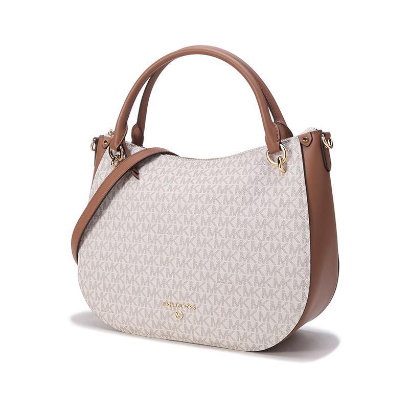 商品[国内直发] Michael Kors|迈克·科尔斯 MICHAEL KORS MK女包 PHOEBE系列牛皮革大号手提单肩包托特包30H1L8PT3L CAMEL-驼色,价格¥1728,第3张图片详细描述