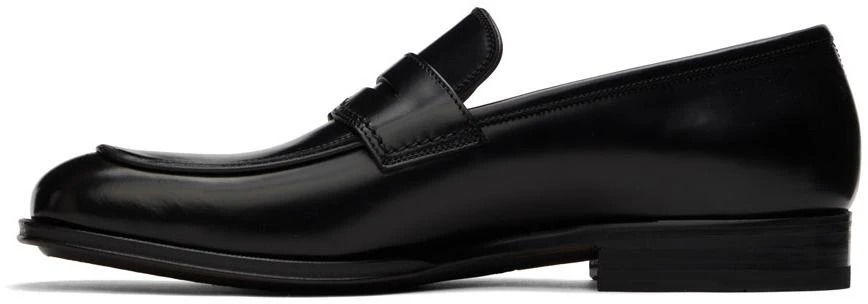 商品Salvatore Ferragamo|黑色 Ness 乐福鞋,价格¥4403,第3张图片详细描述