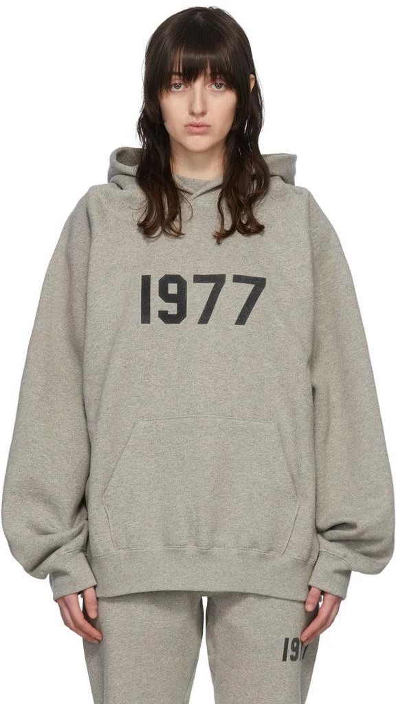 商品Essentials|Gray 1977 Hoodie,价格¥717,第1张图片