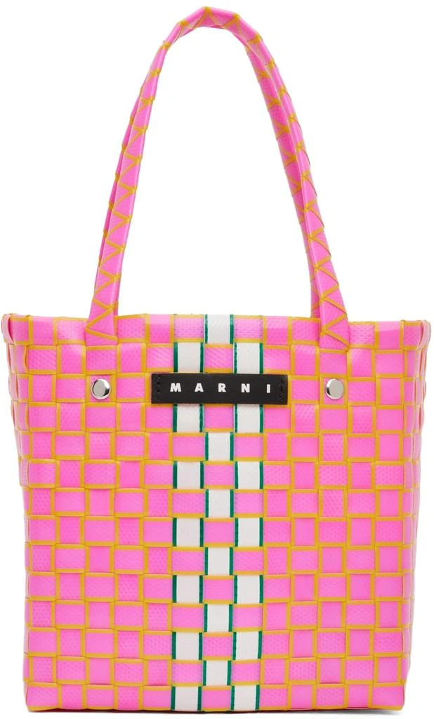 商品Marni|Kids Pink Box Basket Tote,价格¥1106,第1张图片