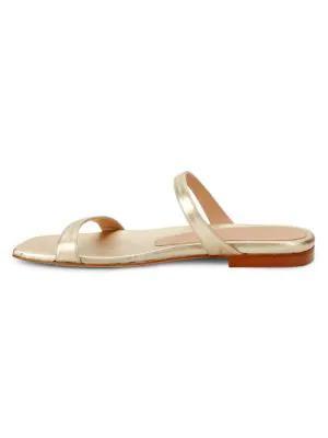 商品Stuart Weitzman|Aleena Leather Double-Strap Sandals,价格¥943,第6张图片详细描述