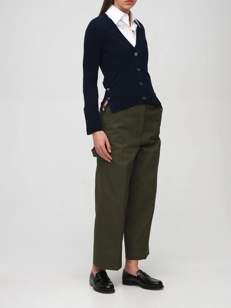 商品Thom Browne|Cotton Canvas Cargo Pants,价格¥1702,第1张图片详细描述