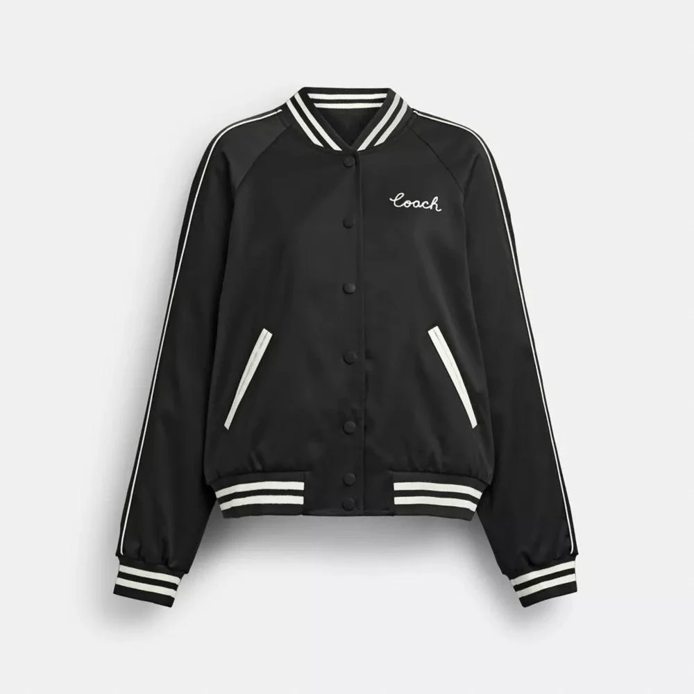 商品Coach|Reversible Signature Souvenir Varsity Jacket,价格¥2452,第1张图片