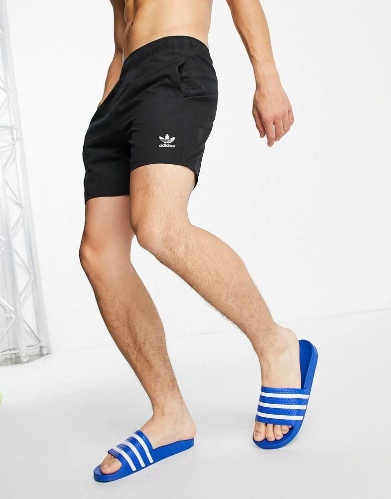 商品Adidas|adidas Originals Essentials swim shorts in black,价格¥314,第3张图片详细描述