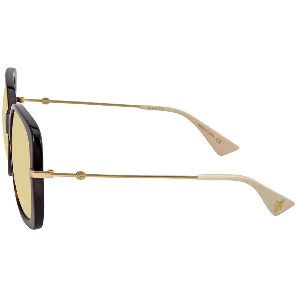 商品Gucci|Yellow Rectangular Ladies Sunglasses Gg0511sa00559,价格¥1124,第3张图片详细描述