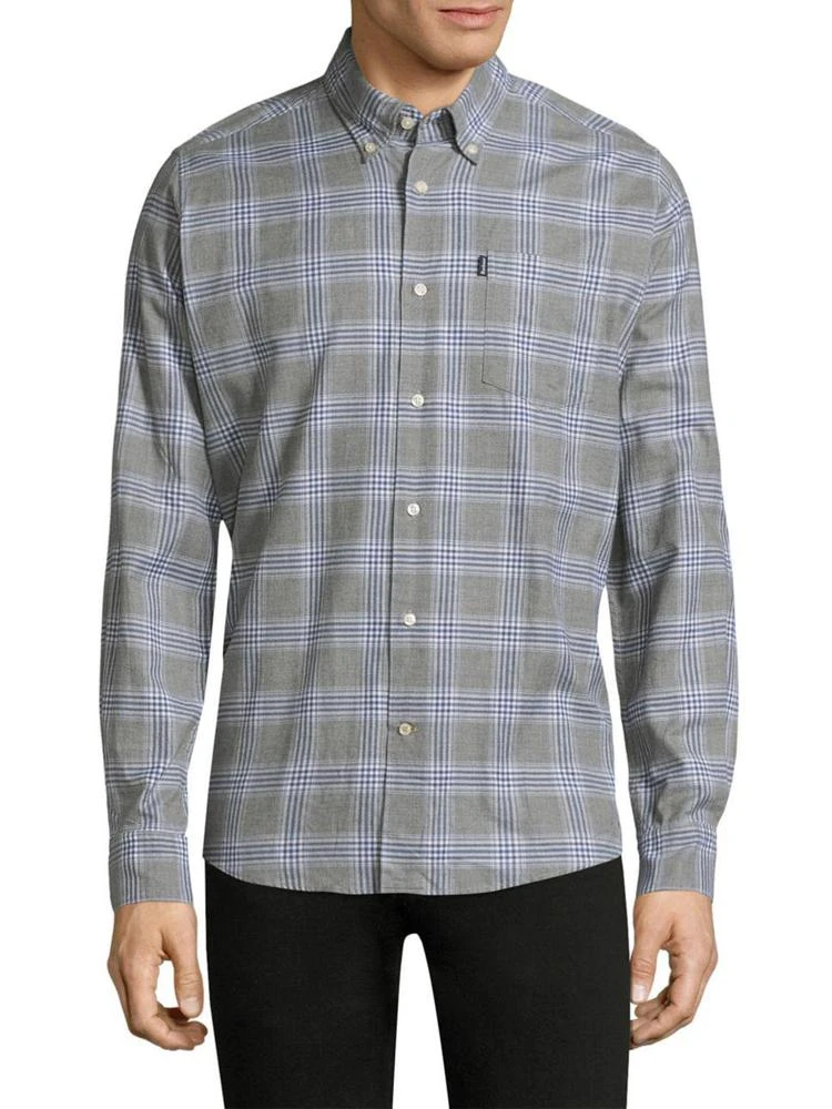 商品Barbour|Louis Plaid Regular-Fit Cotton Button-Down Shirt,价格¥735,第1张图片