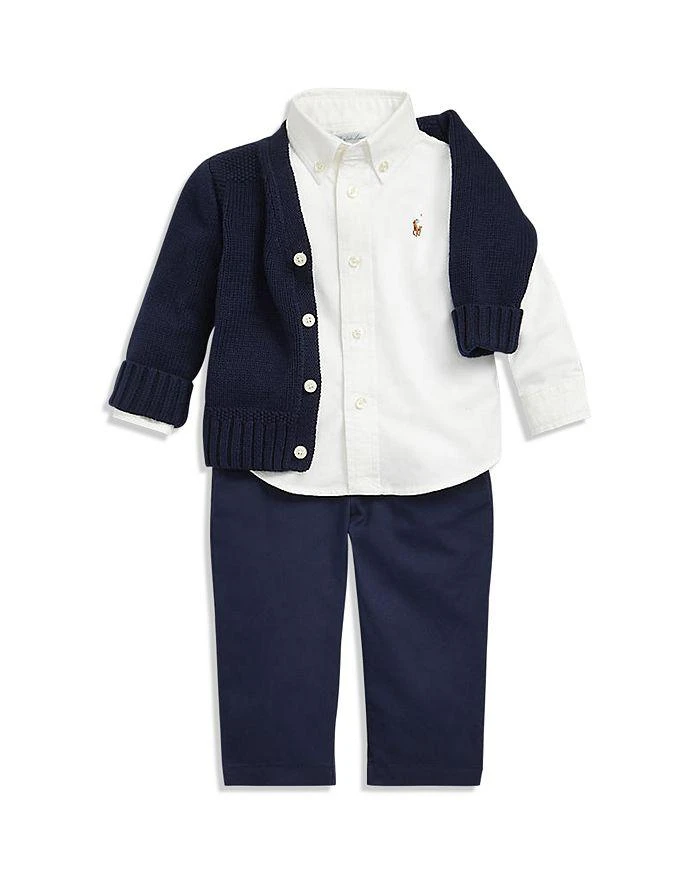商品Ralph Lauren|男婴纯棉针织开衫,价格¥372,第3张图片详细描述