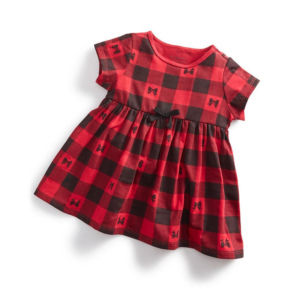 商品First Impressions|Toddler Girls Ribbon Check Tunic, Created for Macy's,价格¥89,第1张图片