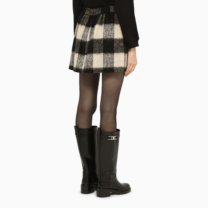 商品RED Valentino|Check wool blend skirt,价格¥1700,第6张图片详细描述