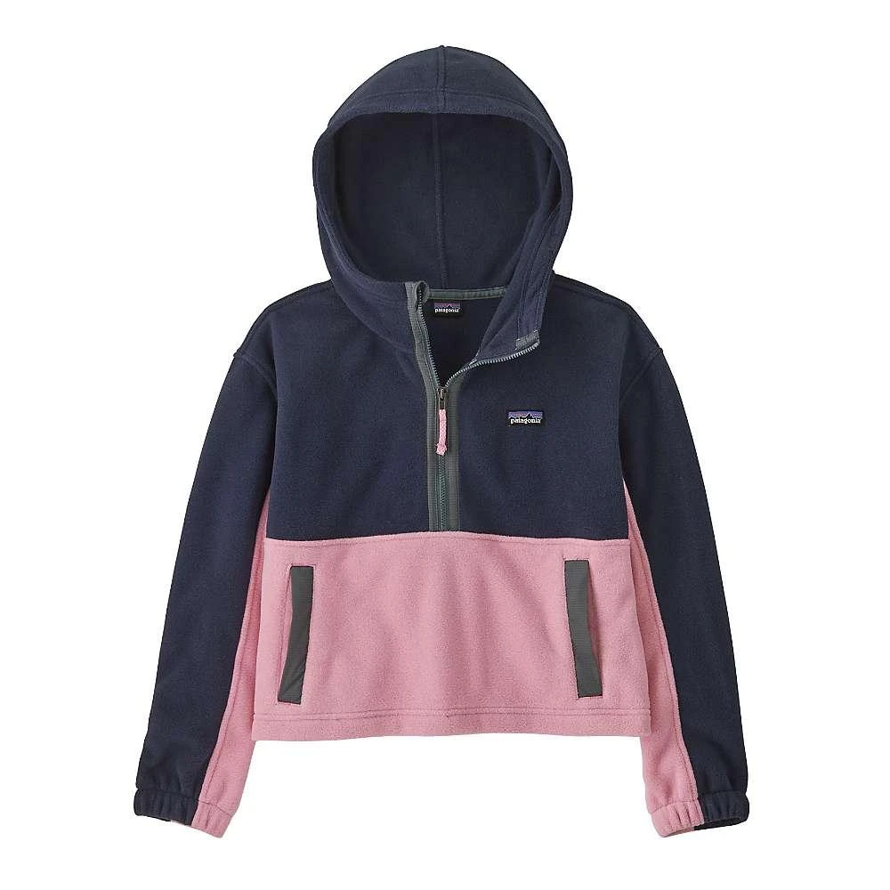 商品Patagonia|Patagonia Kids' Microdini Cropped Hoody Pullover,价格¥406,第2张图片详细描述