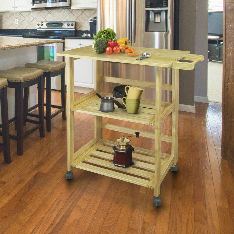 商品Casual Home|Trek Folding Kitchen Cart,价格¥838,第2张图片详细描述