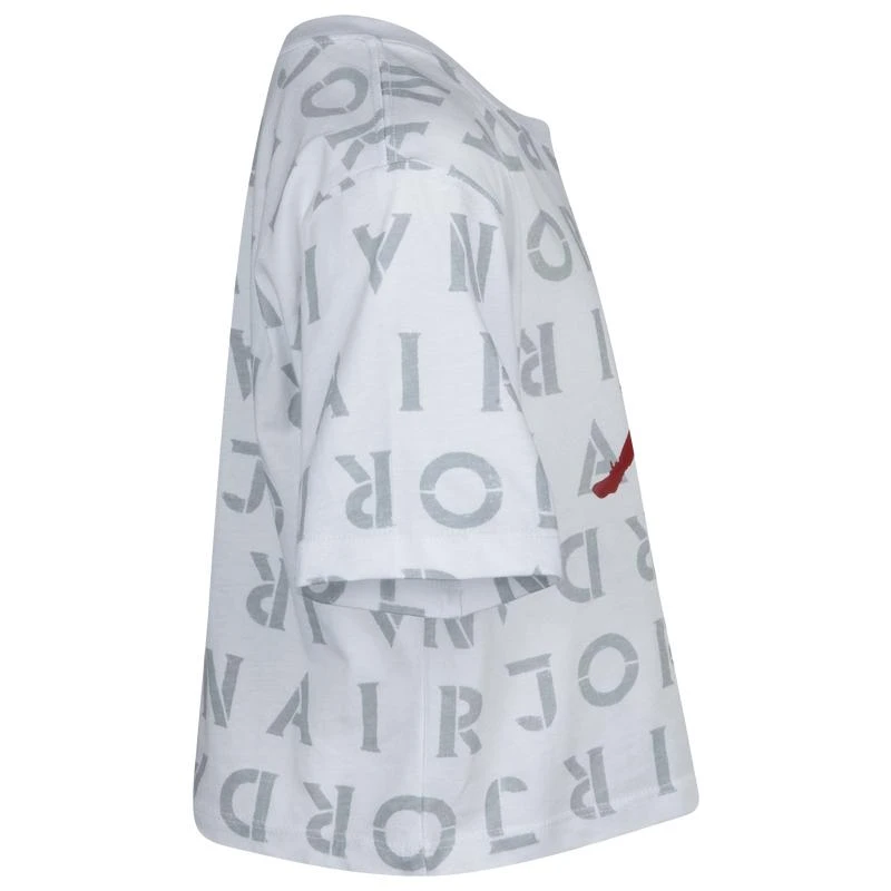 商品Jordan|Jordan AJ5 Toro All Over Print T-Shirt - Girls' Preschool,价格¥119,第4张图片详细描述