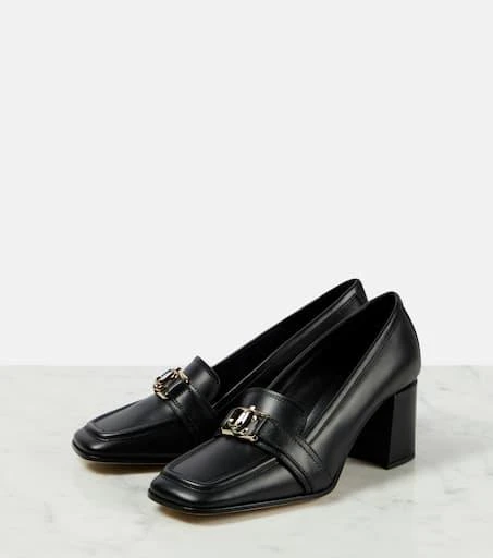 商品Jimmy Choo|Evin 65皮革乐福高跟鞋,价格¥9141,第5张图片详细描述