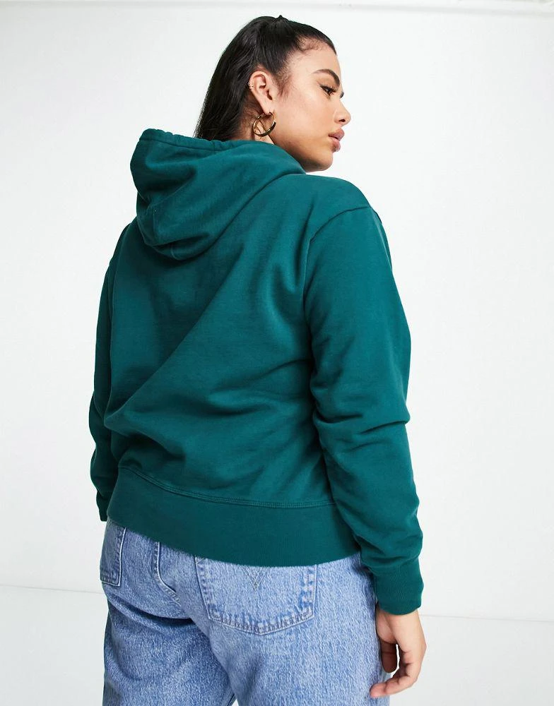 商品Levi's|Levi's Plus graphic logo hoodie in dark greeny,价格¥444,第2张图片详细描述