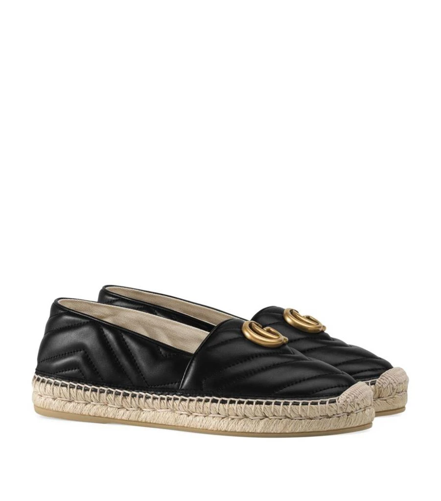 商品Gucci|Leather Double G Espadrilles,价格¥5378,第5张图片详细描述