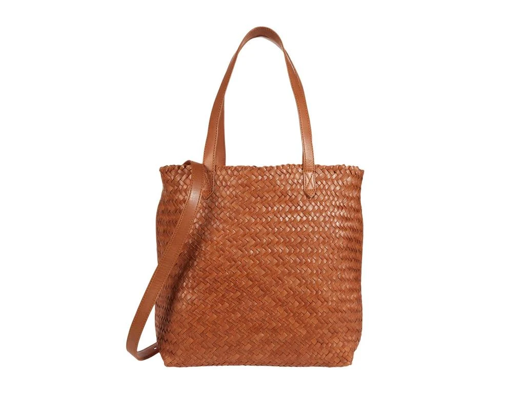 商品Madewell|The Medium Transport Tote: Woven Leather Edition,价格¥1422,第1张图片