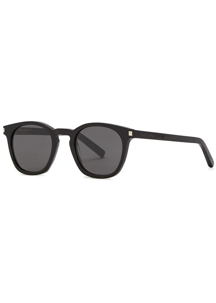 商品Yves Saint Laurent|SL28 black wayfarer-style sunglasses,价格¥2682,第1张图片