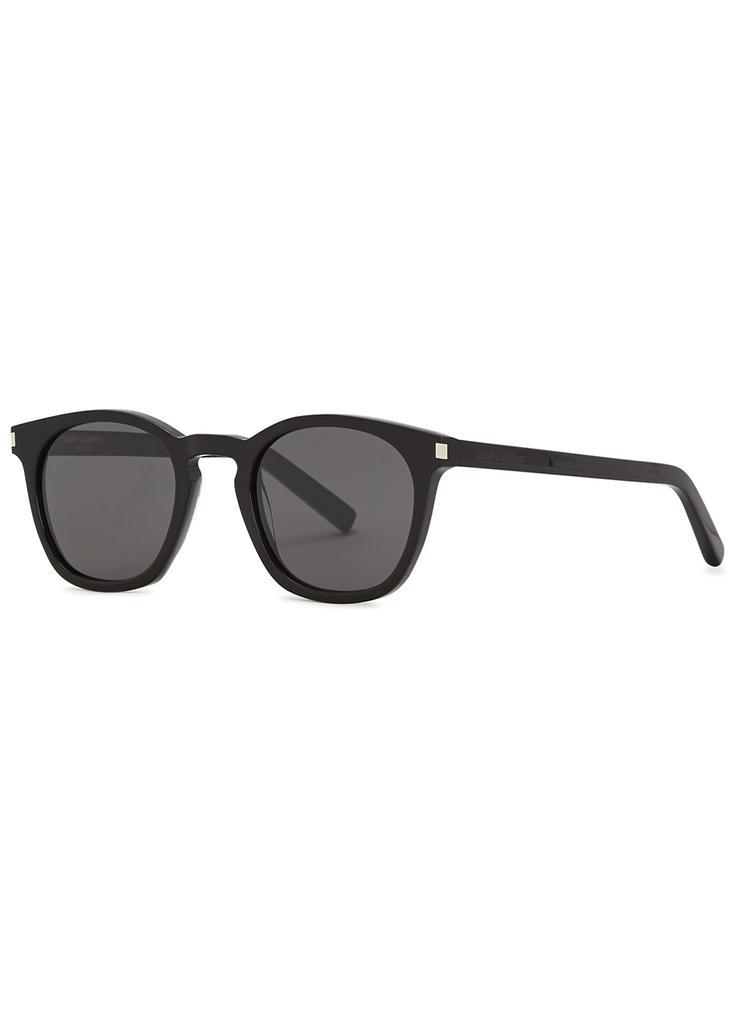 商品Yves Saint Laurent|SL28 black wayfarer-style sunglasses,价格¥2153,第1张图片