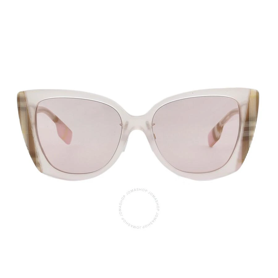 商品Burberry|Meryl Light Pink Cat Eye Ladies Sunglasses BE4393F 4052/5 54,价格¥968,第1张图片