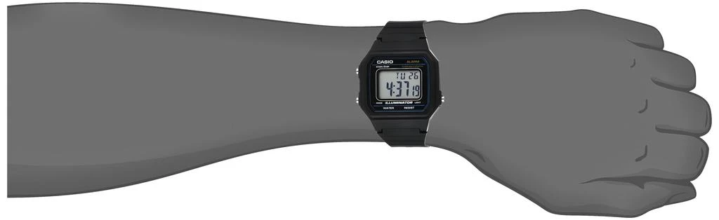 CASIO Black Plastic Watch-W-217H-1AVEF 商品