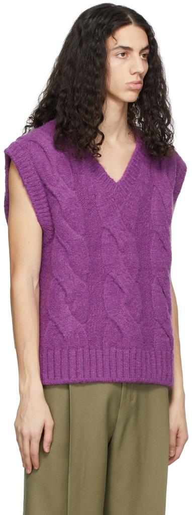 Purple Acrylic Vest商品第2张图片规格展示