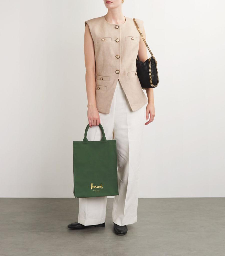 Harrods ショップトートバッグ【ラージ】 Harrods Large Cotton Logo Tote Bag | Harrods US