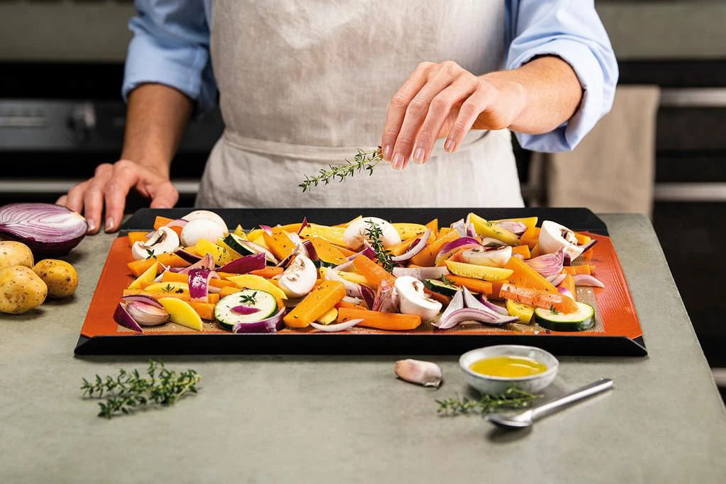 商品Silpat|Premium Non-Stick Half Sheet Size Silicone Baking Mat, 11-5/8 x 16-1/2,价格¥225,第4张图片详细描述