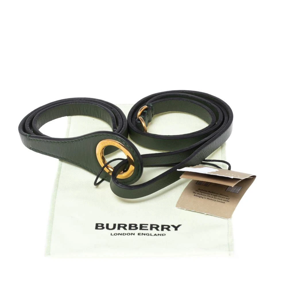 Burberry Green Leather Grommet Waist Belt M/L 商品