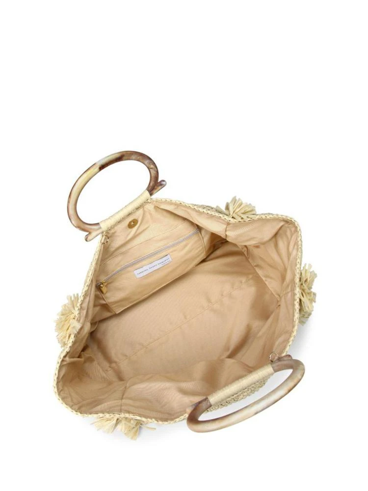 商品Carolina Santo Domingo|Extra-Large Corallina Raffia Tote,价格¥9179,第2张图片详细描述