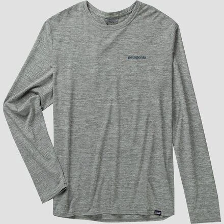 商品Patagonia|Cap Cool Daily Graphic Long-Sleeve Shirt - Waters - Men's,价格¥541,第3张图片详细描述