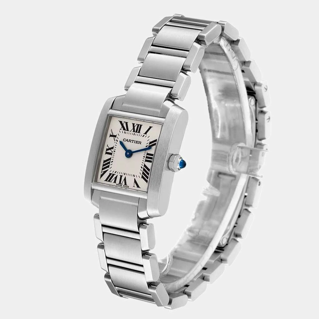 商品[二手商品] Cartier|Cartier Tank Francaise Small Silver Dial Steel Ladies Watch W51008Q3 20 x 25 mm,价格¥25833,第3张图片详细描述