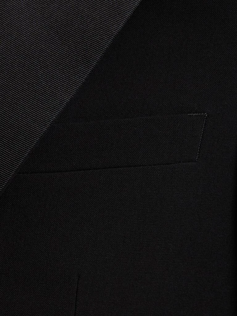 商品Giorgio Armani|Wool Crepe Single Breast Suit,价格¥12356,第4张图片详细描述