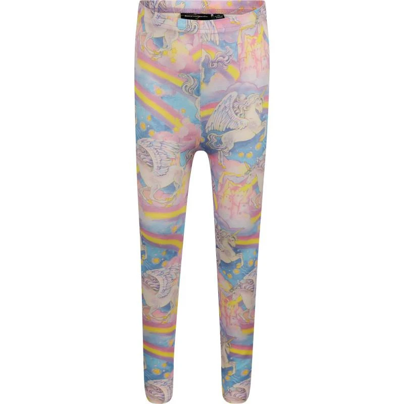 商品Rock Your Baby|Rainbow pegasus print leggings in pastel colors,价格¥653,第1张图片