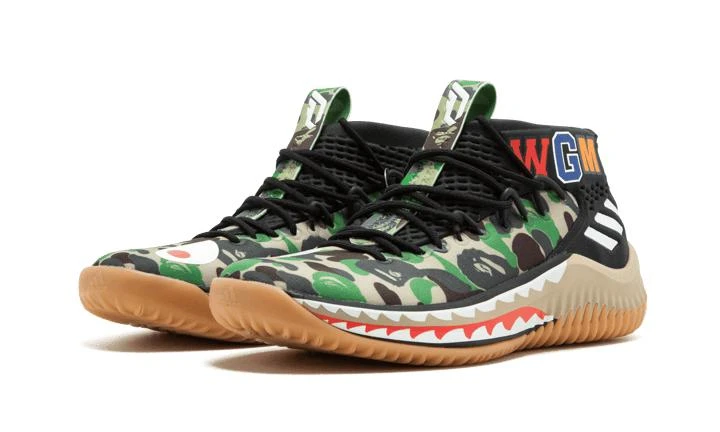 商品Adidas|Adidas DAME4 BAPE,价格¥2660-¥3435,第3张图片详细描述