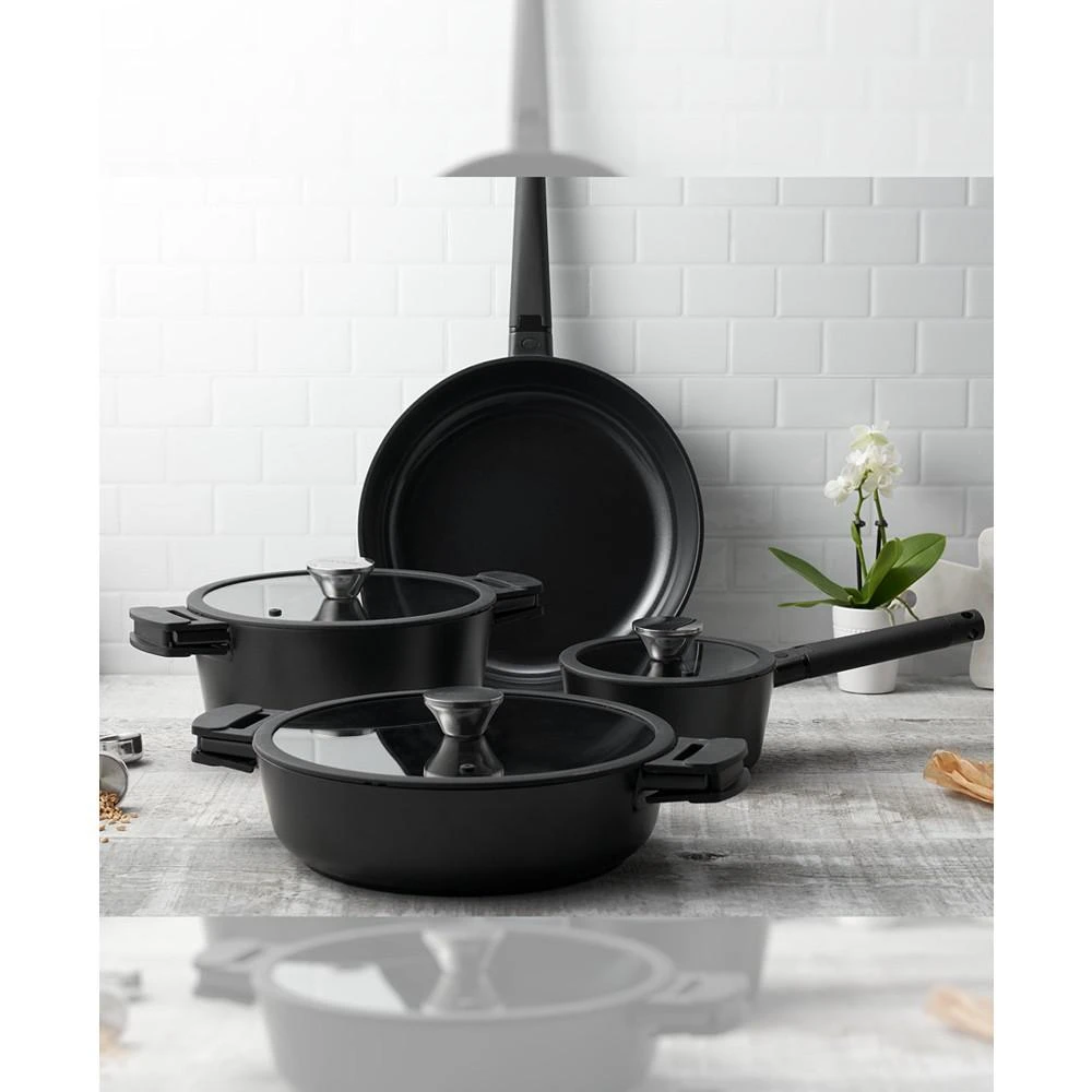 商品Macy's|Noir 7-Pc. Cast Aluminum Cookware Set with Removable Handles,价格¥3359,第4张图片详细描述