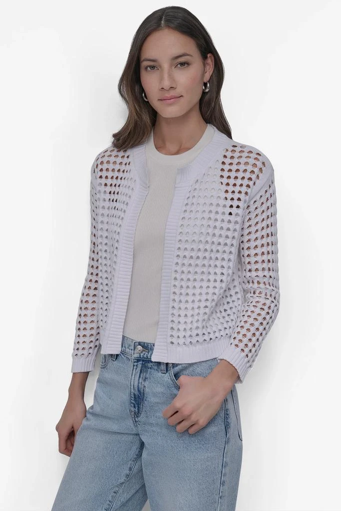 商品DKNY|OPEN-STITCH CARDIGAN,价格¥261,第1张图片
