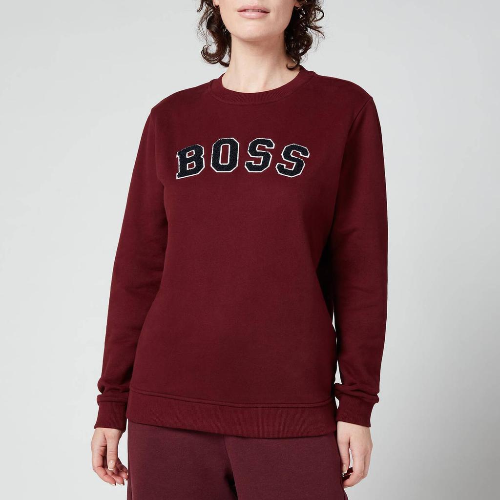 商品Hugo Boss|BOSS Women's C_Esety Sweatshirt - Dark Red,价格¥255,第1张图片