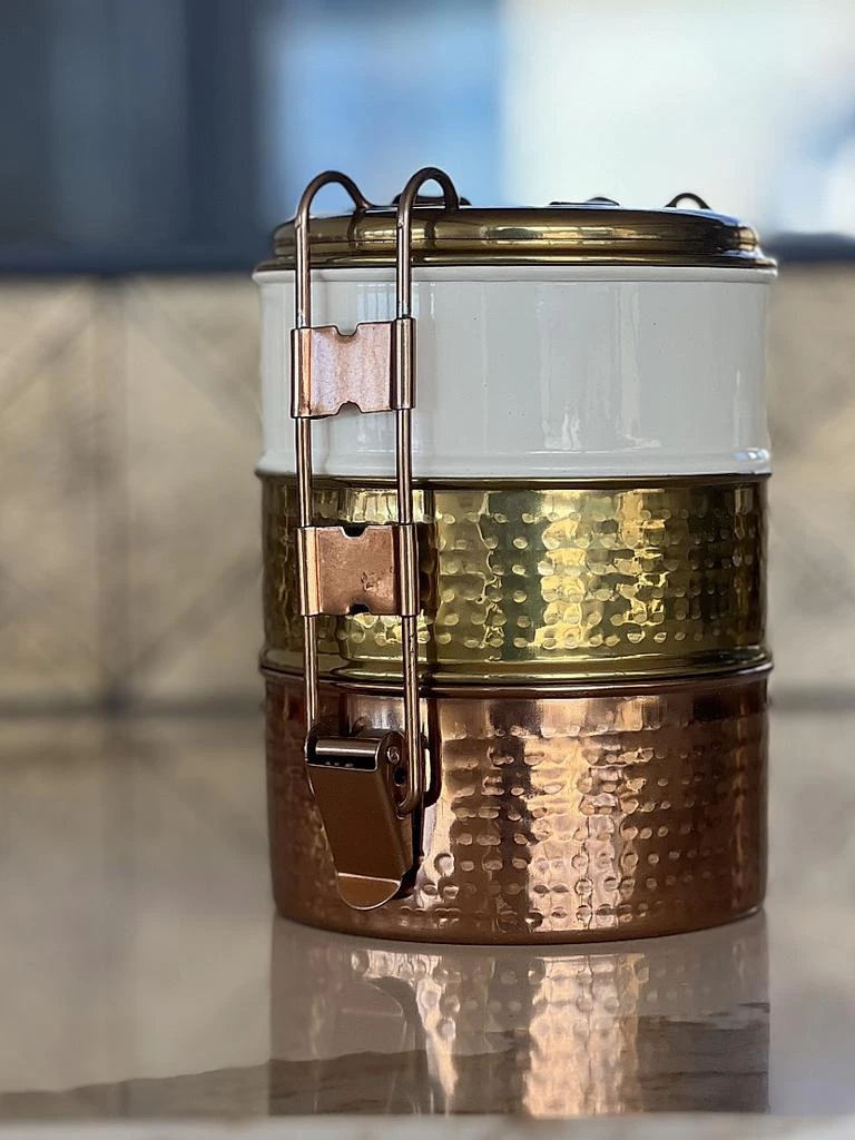 商品Verve Culture|Tiffin Lunch Box - Small 3-Layer,价格¥332,第5张图片详细描述