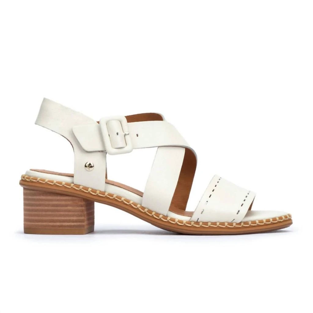 商品Pikolinos|Women's Blanes Heeled Sandal In Nata,价格¥1001,第1张图片
