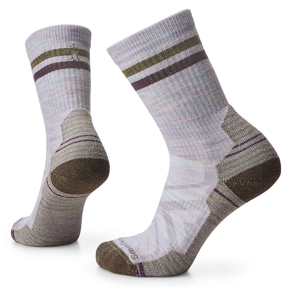 商品SmartWool|Smartwool Women's Performance Hike Light Cushion Tube Stripe Crew Sock,价格¥140,第1张图片