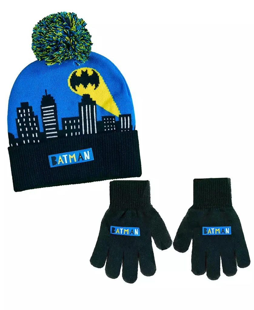 商品Batman|Big Boys Hat and Gloves Set 2 PC,价格¥104,第1张图片