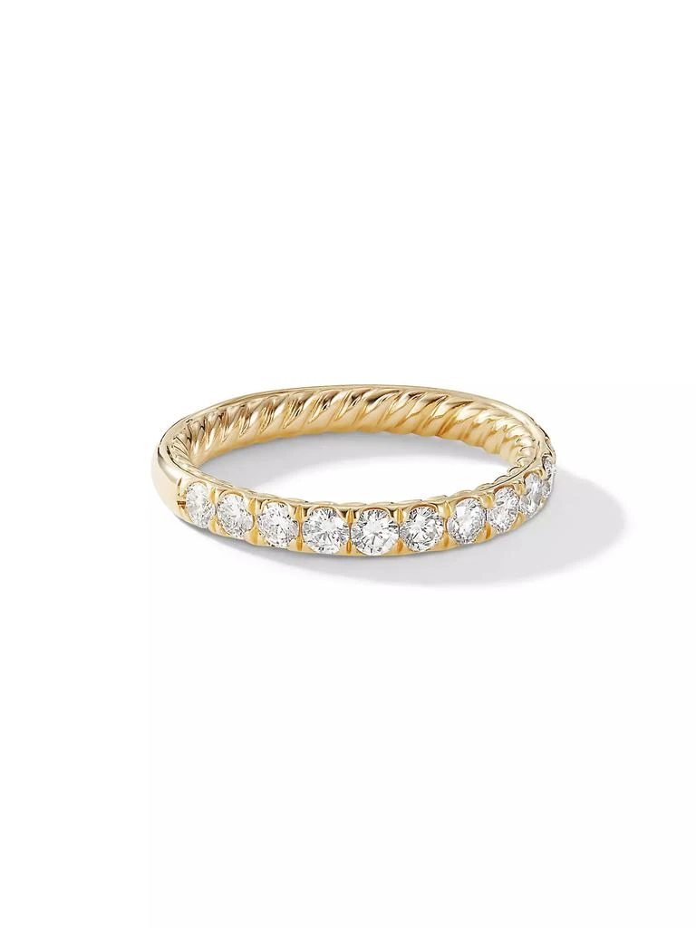 商品David Yurman|DY Eden Partway Band Ring in 18K Yellow Gold,价格¥21727,第1张图片